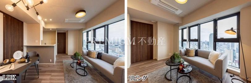 プラウドタワー北浜 37階 2LDKの紹介画像1